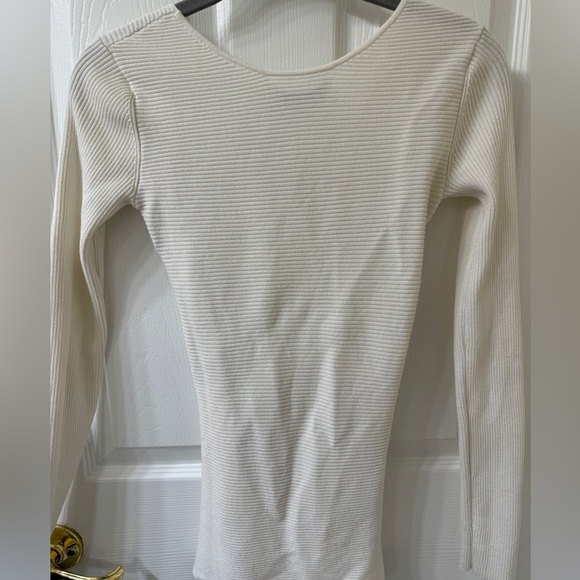 BAILEY 44 Ribbed Cross Layered Long Sleeve Top Sz XS - Picture 4 of 6